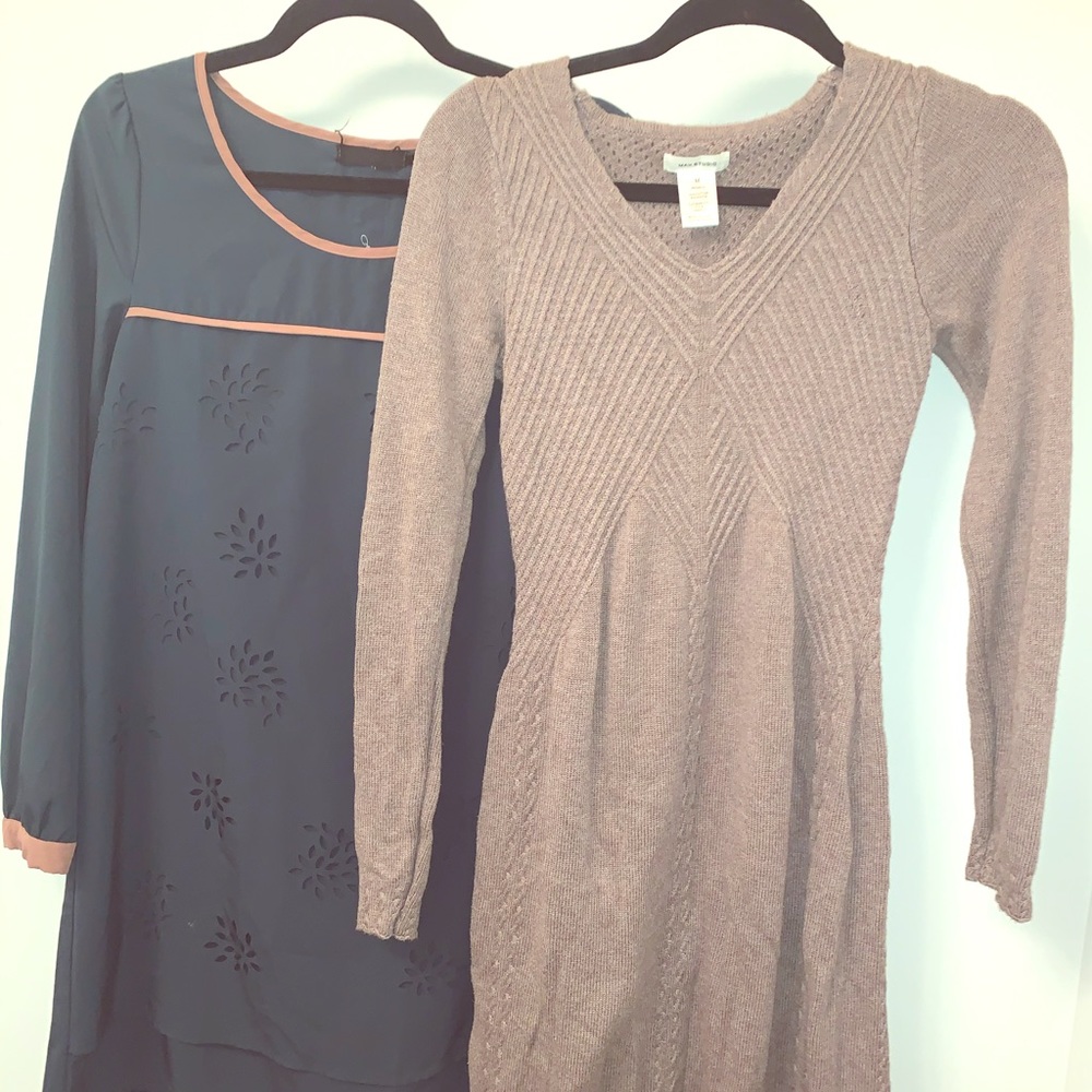 Bundle of 2 Longsleeved Short Dresses